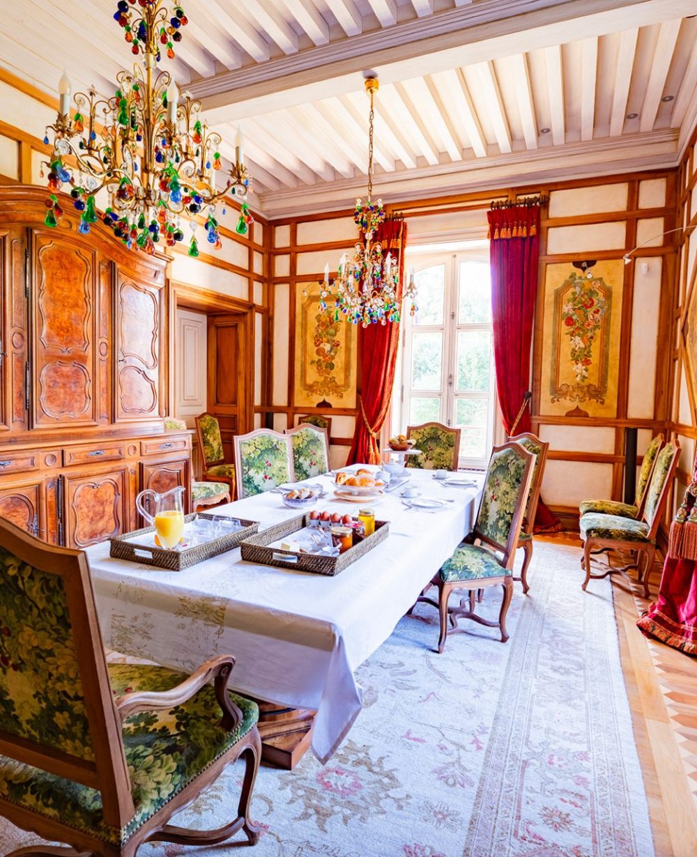 Petit déjeuner au Château de Bissieux à Châtillon-sur-Chalaronne