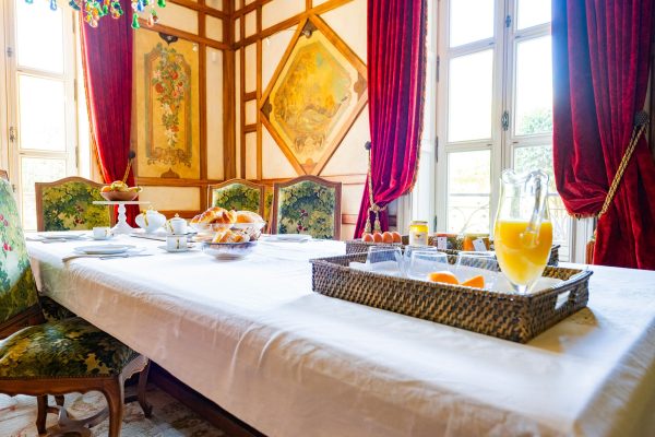 Petit déjeuner au Château de Bissieux à Châtillon-sur-Chalaronne
